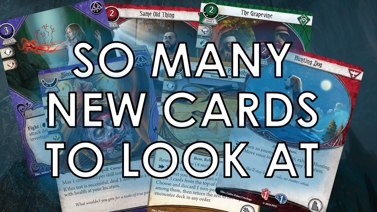 We Got A Whole Lot More Cards From The Evergreen Decks! (Arkham Horror the Card Game)