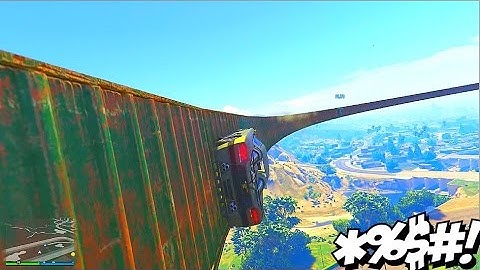 Single Line Container Wallride with 2 SWITCHES and TIGHT Turn ( GTA5 custom races with Link )