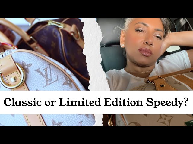 Classic LV Speedy vs. Limited Edition: What's the Difference? (Monogram  /Monopaname/Cognac) 