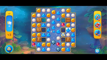 How to Match 3 Game Fishdom Levels - One by One 87