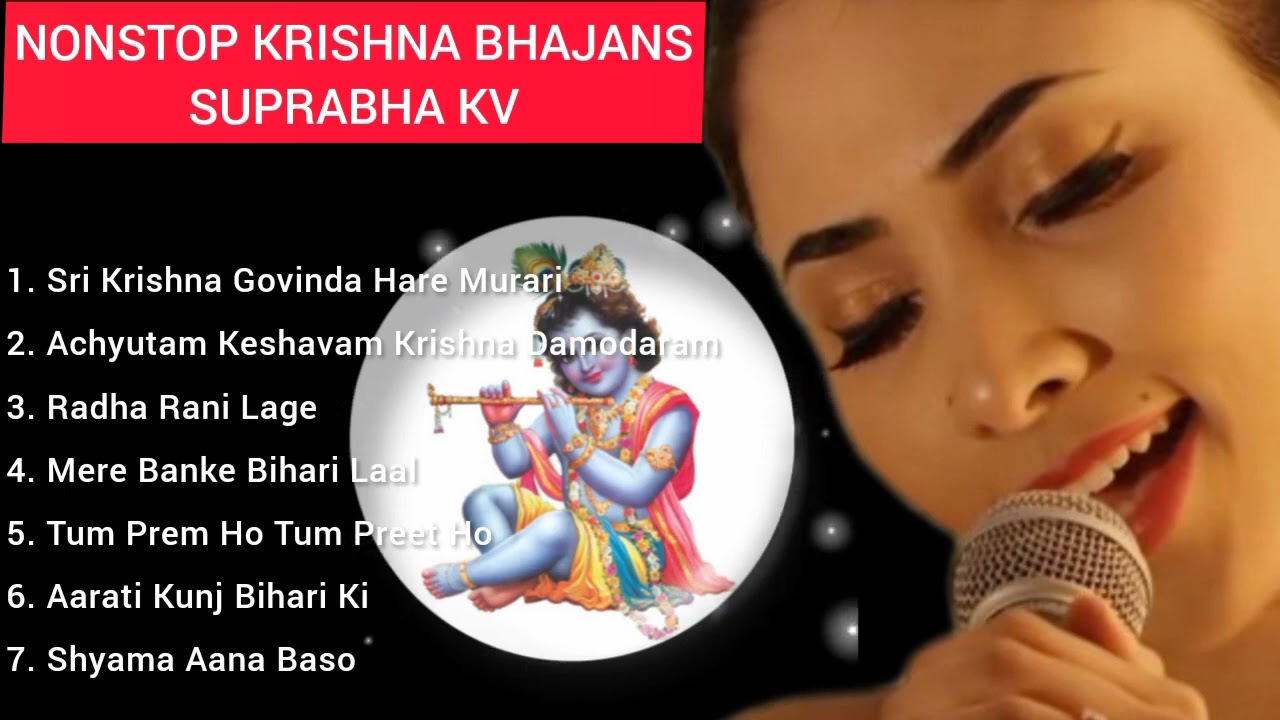 Nonstop Krishna Bhajan Songs  Female Voice  songskrishna   krishna  krishnasongs