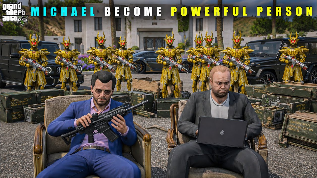 GTA 5 : MICHAEL BECOME POWERFUL PERSON OF LOS SANTOS || BB GAMING