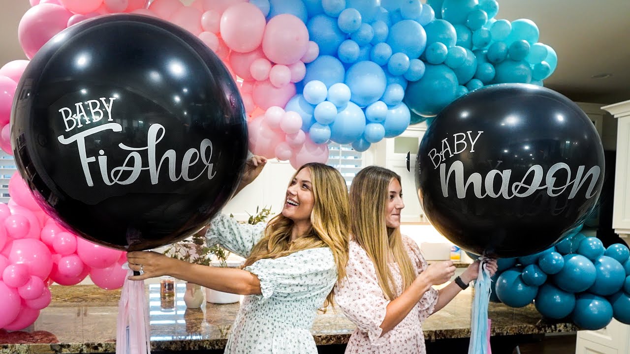 OUR DOUBLE BABY GENDER REVEAL! (SISTERS)