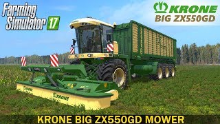 Farming Simulator 17 Krone Big Zx550Gd Mower