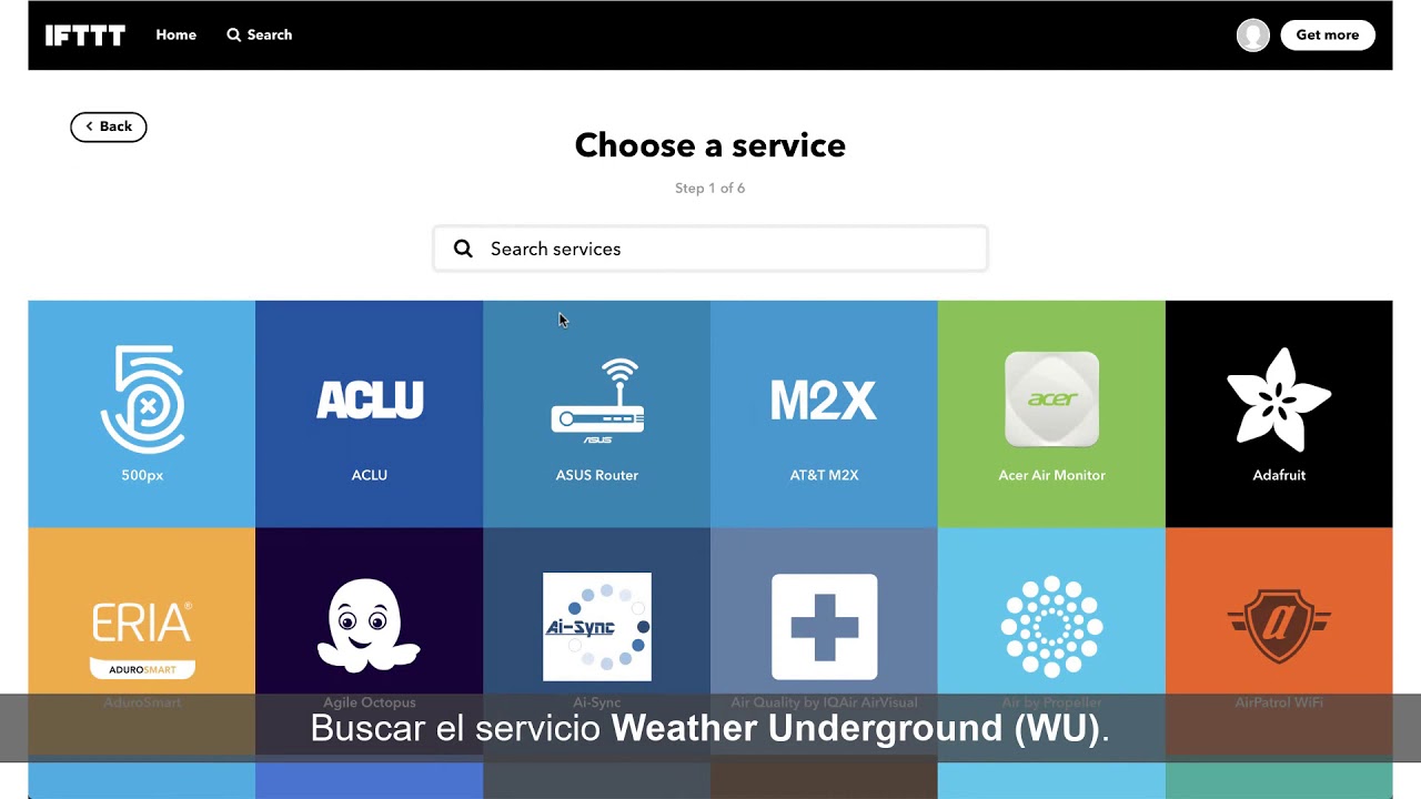 20  Crear un applet en IFTTT con domovea