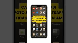 Cara mengatasi foto & video whatsapp tidak masuk galeri || Tutorial android🔥 #tutorialandroid#shorts