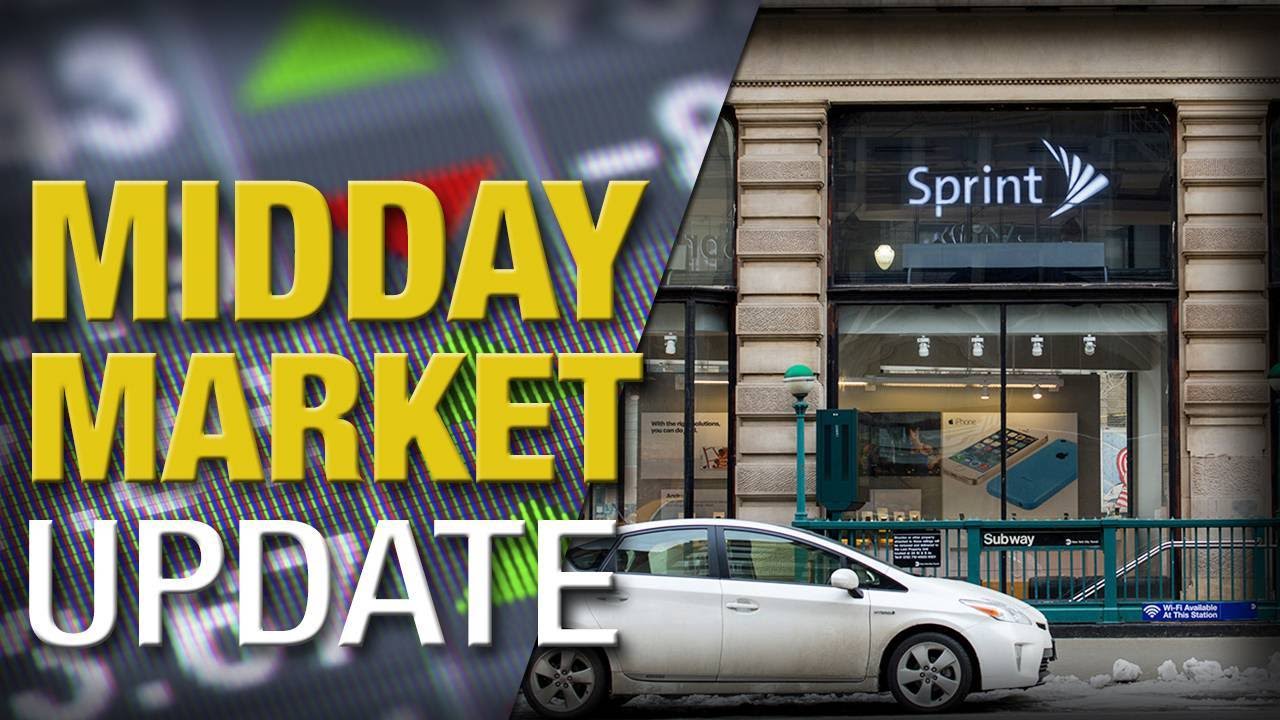 Midday Report: Energy Sector Leads Market; Sprint Slips