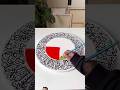 Arabic Calligraphy with palestine flag By Qalbcalligraphy #art #palestine #shorts