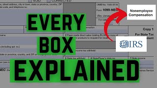 Every box on 1099 NEC explained - How to fill out 1099 Form for Independent Contractor