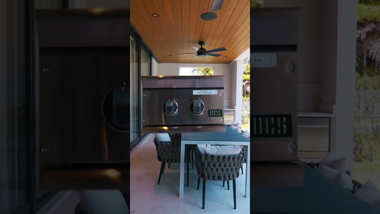 Aluminum Outdoor Kitchen Designed for Luxury Homes in Miami