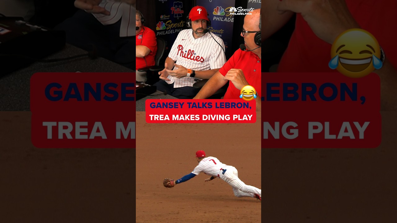 Come for Mike Gansey talking about LeBron, stay for Trea's diving play 😂