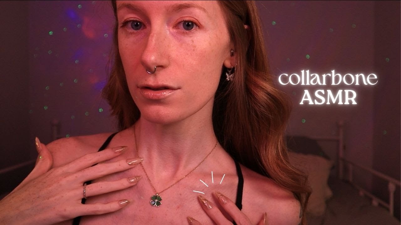 ASMR | Collarbone tapping & modelling my necklaces ✨ (SUPER tingly)