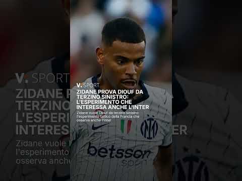 Video Zidane prova Diouf da terzino sinistro: l'esperimento che interessa anche l'Inter
