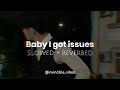 Baby I Got Issues U NITISH Slowed Reverbed Attractive Playlist🥵❠Baby I Got Issues U NITISH Slowed Reverbed Attractive Playlist🥵вќ