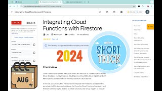 [2024] Integrating Cloud Functions with Firestore | #qwiklabs | #coursera  | [With Explanation🗣️]
