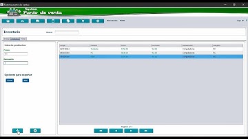 Sistema punto de ventas en Java con MySQL and SQL Server Interfaz inventario seccion producto
