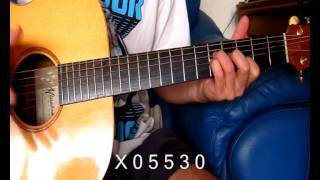 Video thumbnail of "Joni Mitchell A Case of You Acoustic Lesson Open G"