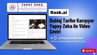 RASK AI ile Video Çeviri ve Dublaj