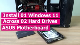 How to run Win 11 in parallel on two different hard drives