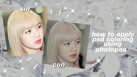 『 How To Apply PSD Coloring In Photopea ( Mobile ) 』