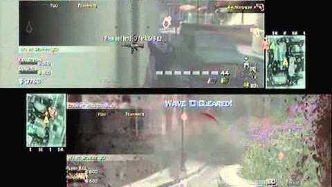 Call Of Duty Modern Warfare 3 Survival Mode Resistance Splitscreen Part 2.