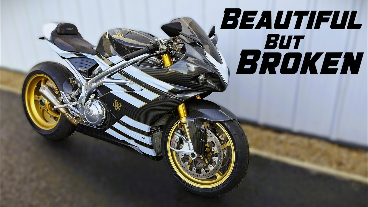 Beautiful but BROKEN. Norton V4 SS Superbike in detail. Engine fault. Can Dave fix the ultra rare?