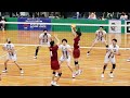 【2022黒鷲旗バレー】早稲田大 vs パナソニックパンサーズ 第１セット ＜全日本男女選抜バレーボール大会＞
