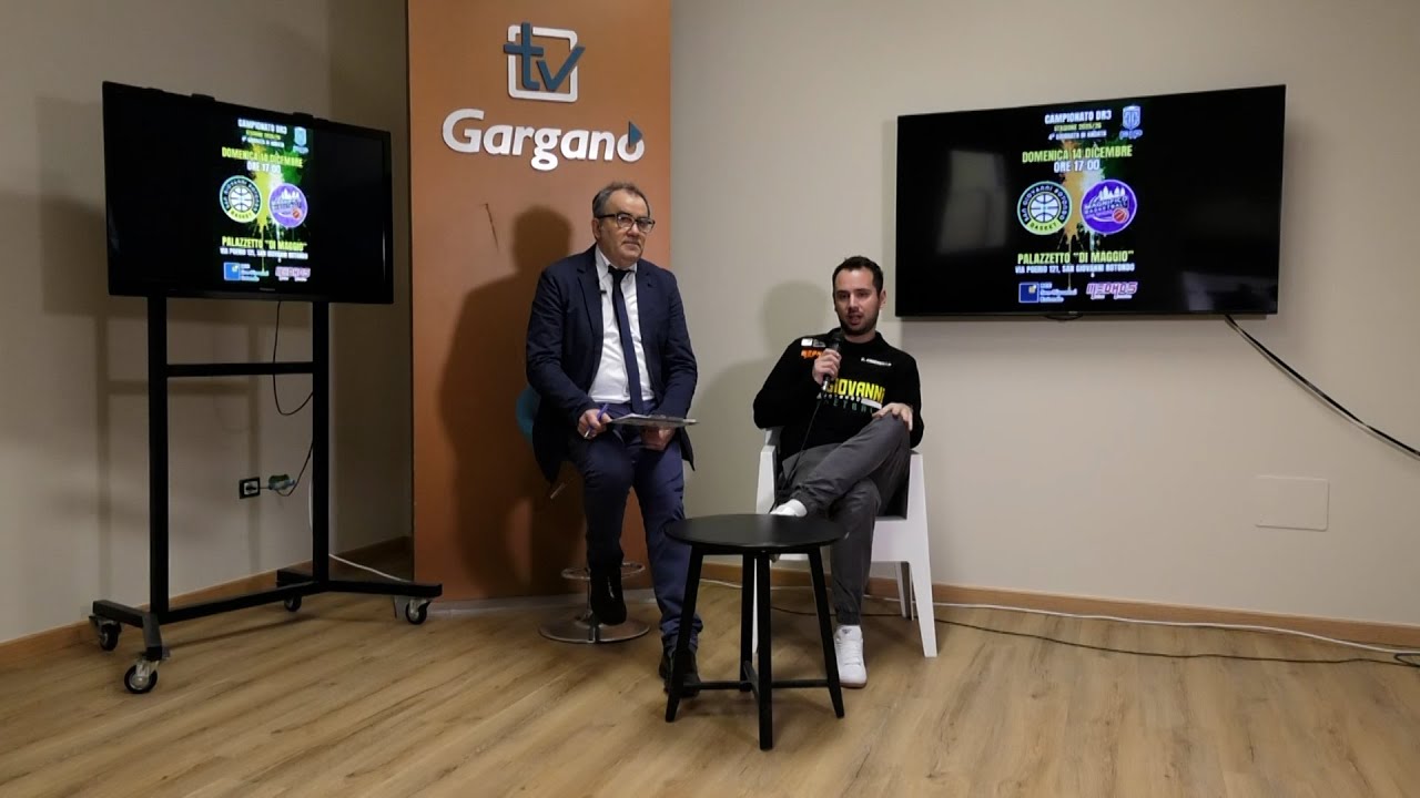 Basket San Giovanni Rotondo, ospite in studio Paolo Cascavilla mp4