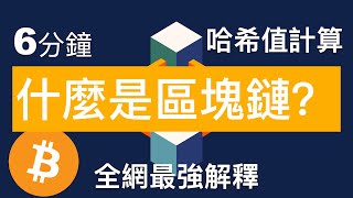 区块链是什麼？哈希值计算过程展示｜6分钟解释区块链原理