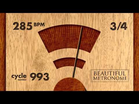 285-bpm-3/4-wood-metronome-hd