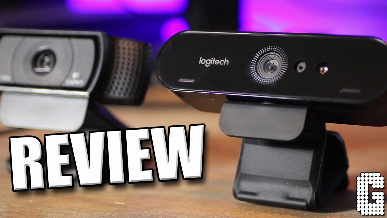 4K WEBCAM! : Logitech Brio REVIEW - YouTube