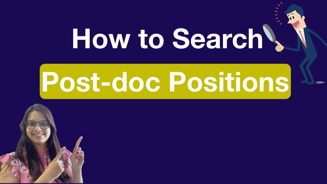 How to Search Post doc Position | How to find Post-doc Position