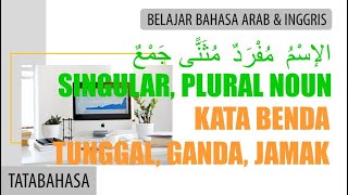 Kata Benda Tunggal, Ganda, Jamak | Tatabahasa Arab Lengkap dan Tahabahasa Inggris