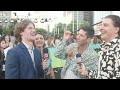 Arthur Kade and Dawson Mercer interview Betty Who on the black carpet at the 2022 MTV VMAs.