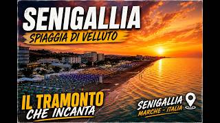 ✨WHEN SENIGALLIA BECOMES MAGIC|Sunset on the velvet beach#senigallia#velvetbeach