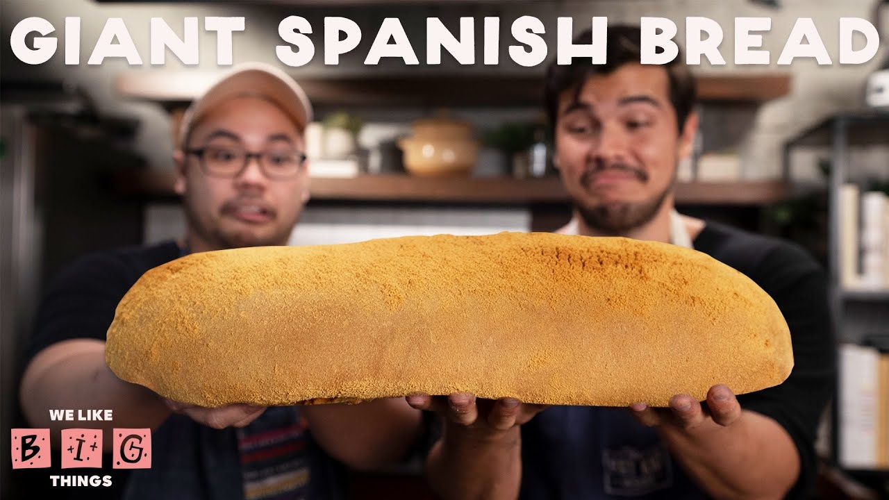 We Made A Giant Spanish Bread - Erwan and Martin