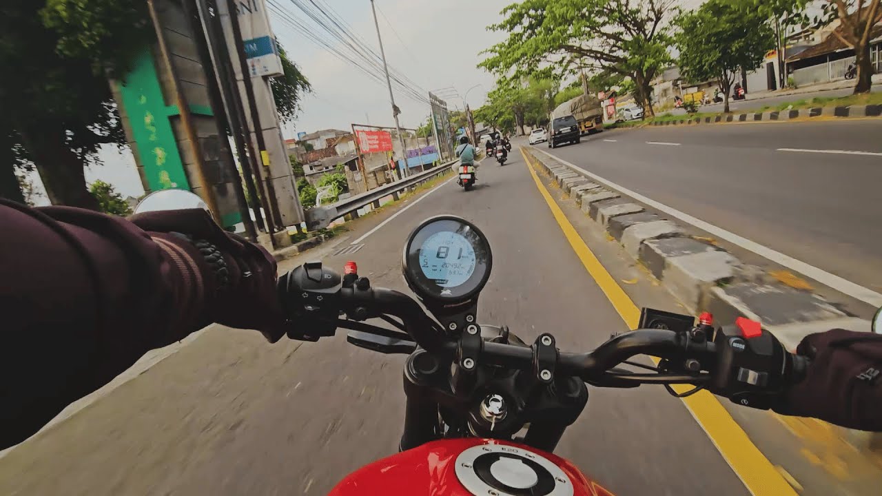 Riding Sore di Jogja - TVS Ronin 225 Indonesia