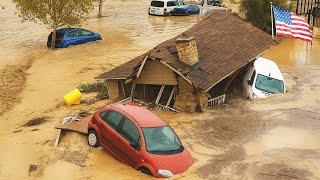 Texas Underwater Catastrophic Flash Floods Obliterate Towns Homes Drowned, Vehicles Swept Away