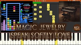 Magic Jewelry Music - Speak Softly Love - Level 007 NES Soundtrack - Synthesia Piano screenshot 3