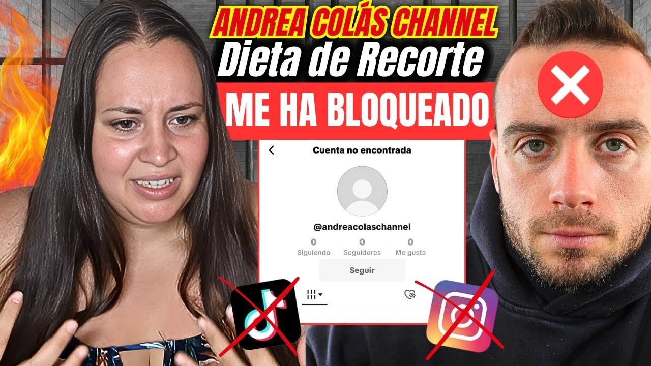 NO ME LO CREO: ANDREA ME BLOQUEA 😡 Dieta de Recorte TE HAS PASADO
