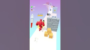 💪🏿 Muscle Rush Smash Running 💪🏿 Level 3 - Gameplay Walkthrough (iOS, Android)