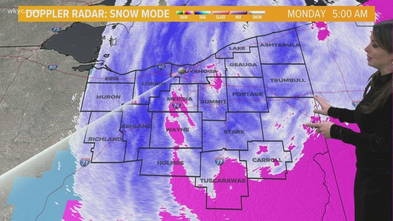 Winter storm: When will the snow end? Cleveland weather forecast for ...
