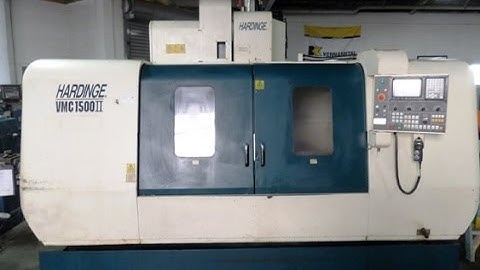 Hardinge VMC-1500II CNC Vertical Machining Center m/c #392040