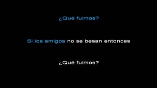 QUE FUIMOS KARAOKE GRUPO FIRME