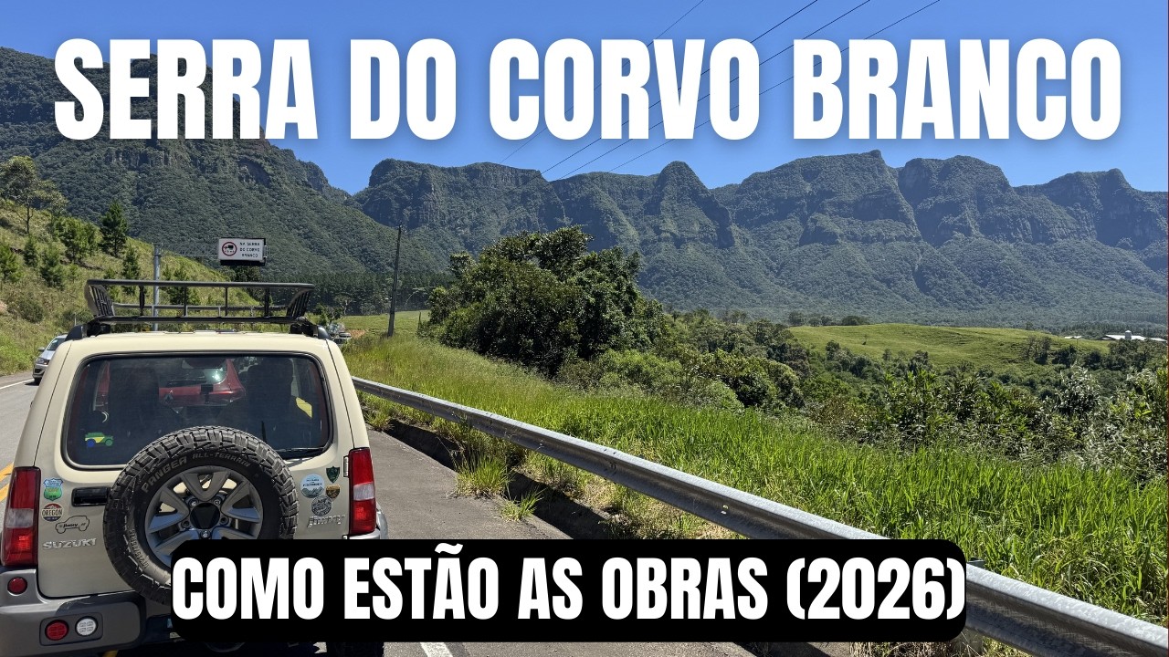 OBRAS NA SERRA DO CORVO BRANCO: COMO ESTÃO? (FEVEREIRO DE 2026)