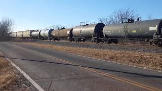 4 different BNSF paint schemes on 1 EB manifest train! BNSF schemes
