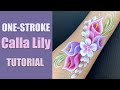 One Stroke Calla Lily: Face Painting Tutorial