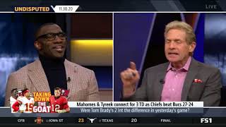 UNDISPUTED | Shannon reacts to Bucs fall to Chiefs 27-24; Brady: 345 Yds, 3 TD, 2 INT