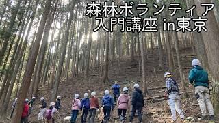 2024年度第26期「里山・森林ボランティア入門講座 in東京」紹介