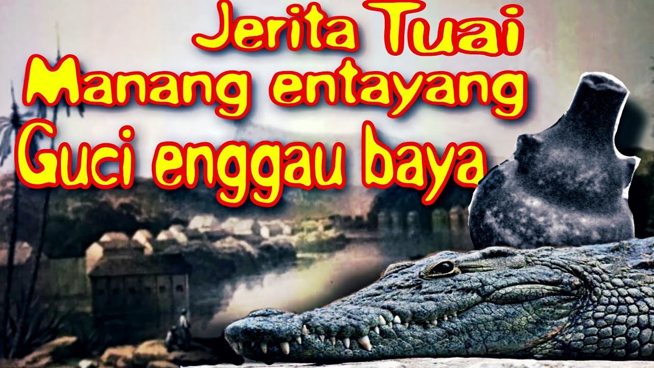 Jerita manang entayang, guci enggau bunsu baya